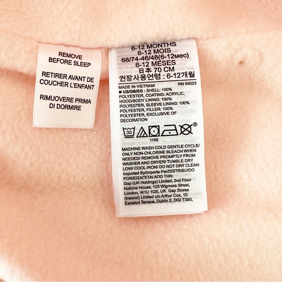 NEW BABY GAP Coldcontrol Max Puffer Snow Suit Pink Leopard 6-12 Months NWOT - Picture 4 of 7